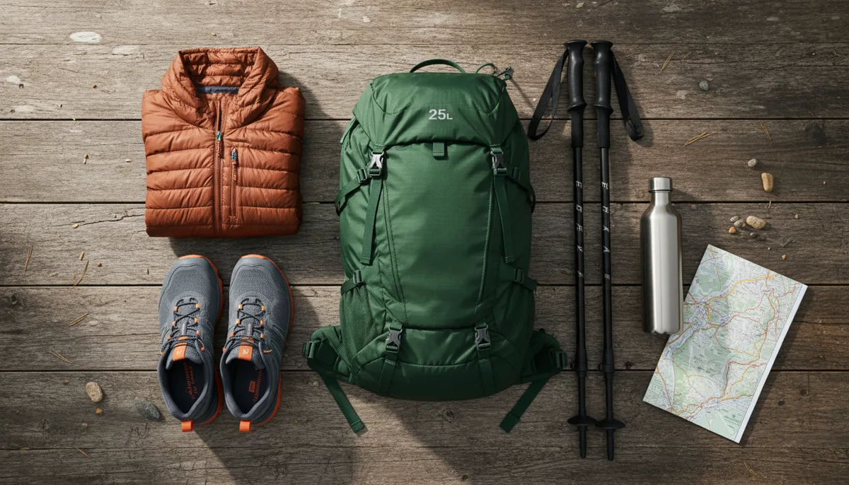 Liste complète d'équipement pour randonnée (1 jour, 3 jours, 1 semaine)